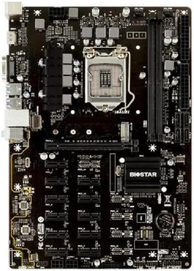 Alt view image 2 of 14 - Biostar TB360-BTC PRO 2.0 version 6.x -12 X Pci-E 3.0 Usb 3.1 Intel Btc Mine Board For Cryptocurrency Mining (Btc) - (The latest version and new packaging of TB360-BTC PRO)