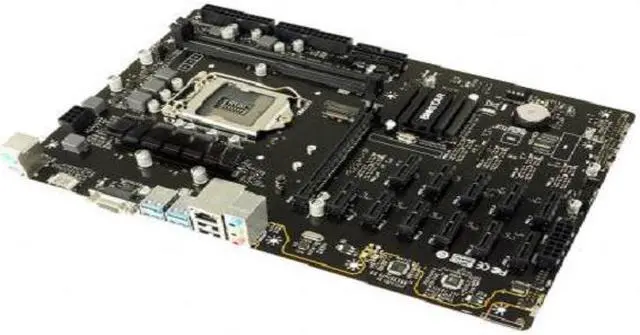 Alt view image 3 of 14 - Biostar TB360-BTC PRO 2.0 version 6.x -12 X Pci-E 3.0 Usb 3.1 Intel Btc Mine Board For Cryptocurrency Mining (Btc) - (The latest version and new packaging of TB360-BTC PRO)