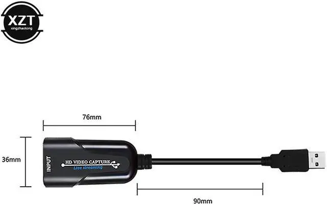 Alt view image 6 of 6 - USB 3.0 HDMI-Compatible Game Video Capture Card 1080P 60fps video streaming Adapter For PS4 Live Broadcasts Video Recording