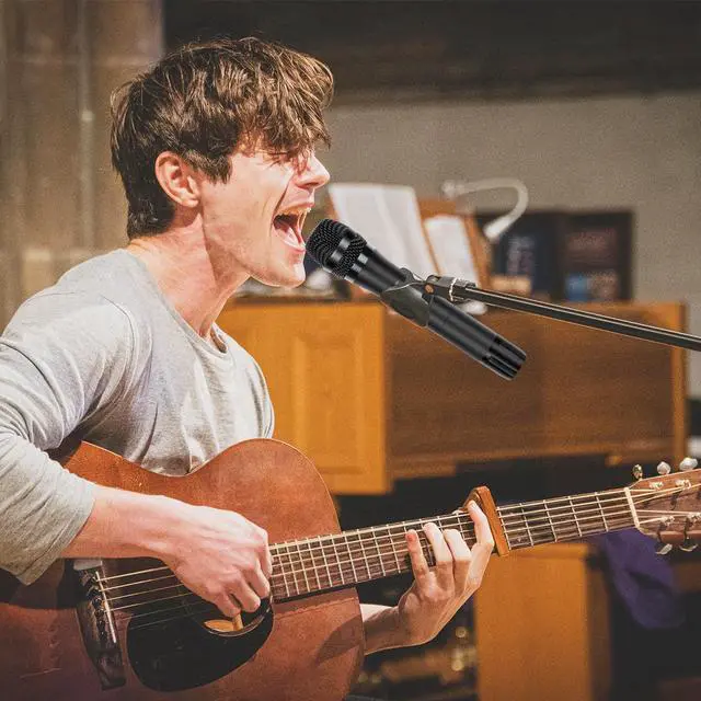 Alt view image 6 of 7 - Bomaite W1 UHF Wireless Microphone System Dynamic Karaoke Metal Handheld Mic 25 Channel Mini Rechargeable Receiver 50-80 Meters for Gaming desk , PC Recording, , loud speaker, amplifier, etc