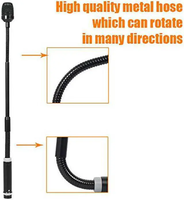 Alt view image 5 of 6 - Depusheng Professional Dynamic DJ Microphone for Mixer Dedicated Disc Shouting Microphone KTV Bar Gooseneck DJ Mic