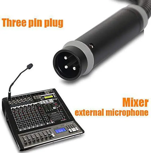 Alt view image 4 of 6 - Depusheng Professional Dynamic DJ Microphone for Mixer Dedicated Disc Shouting Microphone KTV Bar Gooseneck DJ Mic