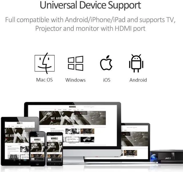 Alt view image 4 of 7 - Mirascreen X6W Plus 5G 4K anycast Miracast Wireless DLNA AirPlay Display Dongle Receiver Car display 5G TV Stick
