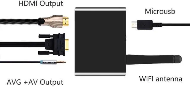 Alt view image 2 of 7 - Mirascreen X6W Plus 5G 4K anycast Miracast Wireless DLNA AirPlay Display Dongle Receiver Car display 5G TV Stick