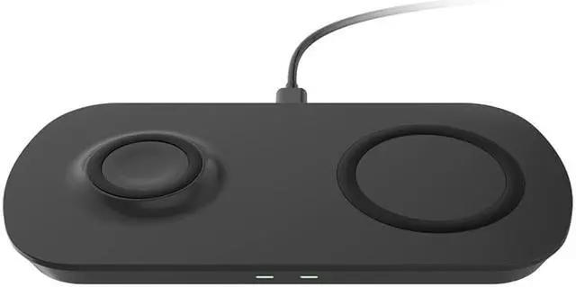 Alt view image 3 of 7 - 2 In 1 Fast Wireless Charging Station Pad Wireless Charger Compatible with Samsung Watch