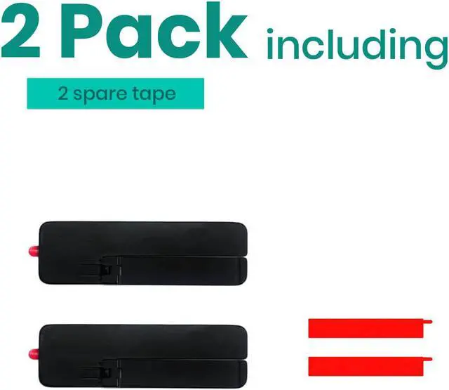 Alt view image 7 of 7 - 2 Packs Ultra Thin Kickstand for Cell Phone Black