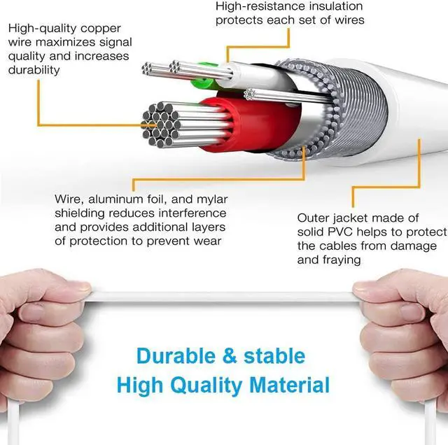 Alt view image 6 of 7 - Pezin & Hulin Ultra Short USB Cable,USB Type C Cable Fast Charge Cable Compatible with New MacBook, Samsung Galaxy Note 9 8, S10 S9, Nexus 5X/6P, Pixel 3XL and More(1FT 5 Pack)