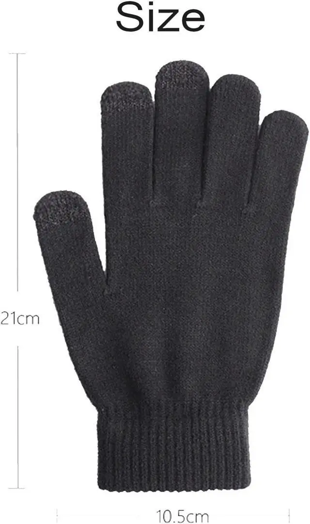 Alt view image 4 of 7 - Pezin & Hulin Thermal Motorcycle Gloves Touch Screen Motorbike Cycling Breathable Full Finger Winter Gloves Mittens  Men Women 2pcs