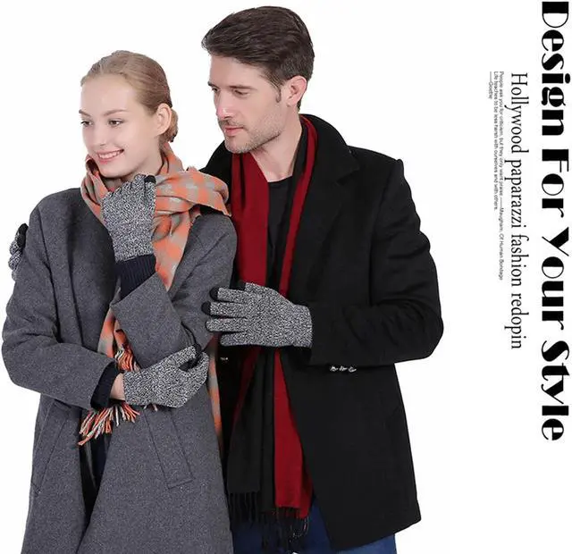 Alt view image 6 of 7 - Pezin & Hulin Thermal Motorcycle Gloves Touch Screen Motorbike Cycling Breathable Full Finger Winter Gloves Mittens  Men Women 2pcs