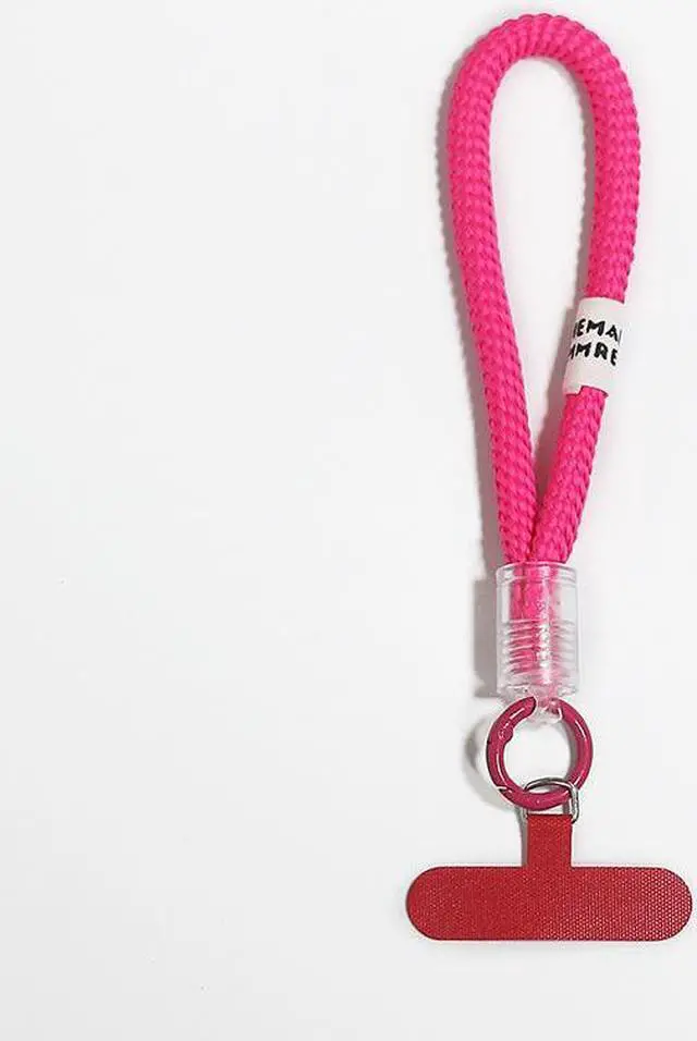 Main image of Pezin & Hulin 2PACK Adustable Mobile Phone Lanyard Anti-lost Badges Phone Rope Neck Straps Patch Clip Patch Hanger Holder Wrist Neck Strap(31CM 5Colors) Pink