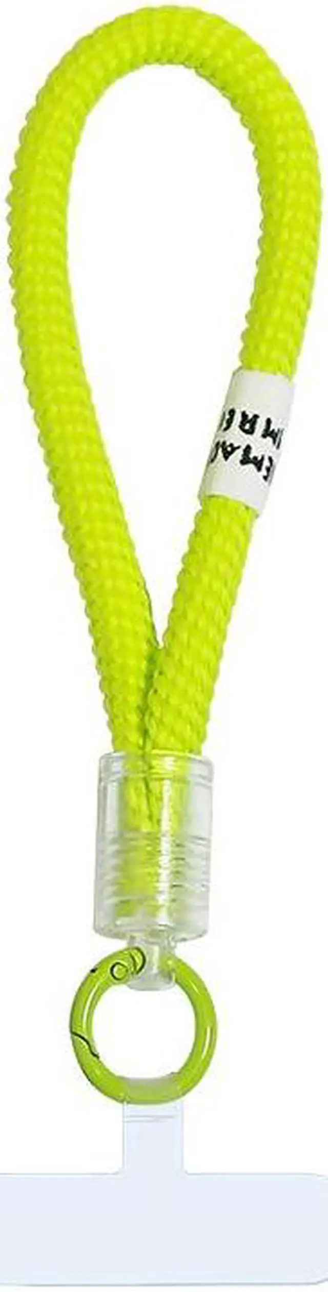 Main image of Pezin & Hulin 2PACK Adustable Mobile Phone Lanyard Anti-lost Badges Phone Rope Neck Straps Patch Clip Patch Hanger Holder Wrist Neck Strap(31CM 5Colors) Yellow