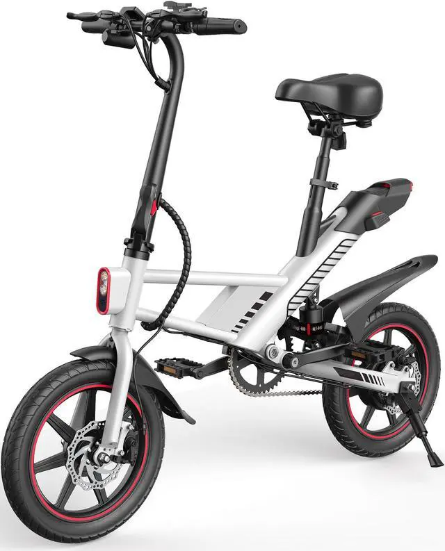 Main image of Gyroor Updated 14" Ebike 450W Electric Bike for Adults, 18.6MPH 3 Riding Modes Mini Electric Bike with 36V 10AH Battery UL2849 (Free Lock)