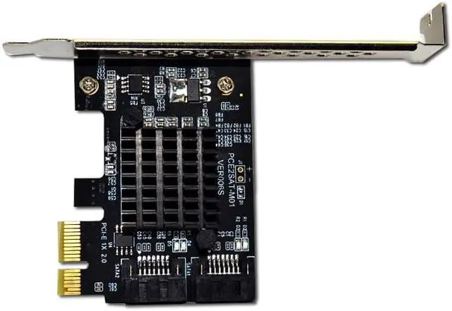 Alt view image 3 of 7 - Weastlinks PCIE PCI-E to 2 Port SATA 1X 4X 8X 16X PCI-E Cards PCI Express to 2 SATA 3.0 2-Port SATA III 6Gbps Expansion Adapter Boards