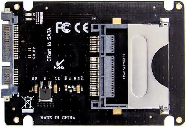 Alt view image 4 of 5 - Weastlinks CFAST to SATA 3.0 HDD Adapter Card SATA Computer 22 Pin Hard Disk Case CFAST memory Card Reader c fast sata3.0 expansion card