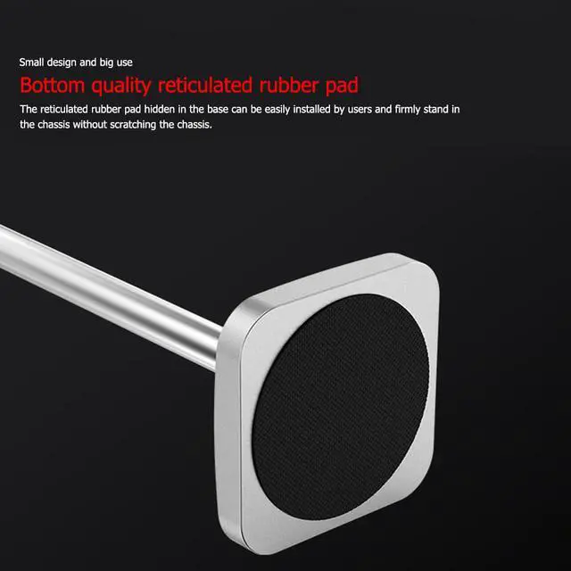 Alt view image 4 of 7 - Weastlinks Aluminum Graphic Card Holder Jack Desktop PC Case Video Card Stand Support Rack GPU Bracket Water Cooling Kit Accessories