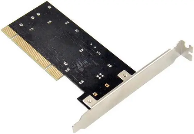 Alt view image 6 of 6 - Weastlinks PCI To 2 Port SATA RAID Controller Card Sil3112 chipset SATA PCI Serial ATA Host Controller Card