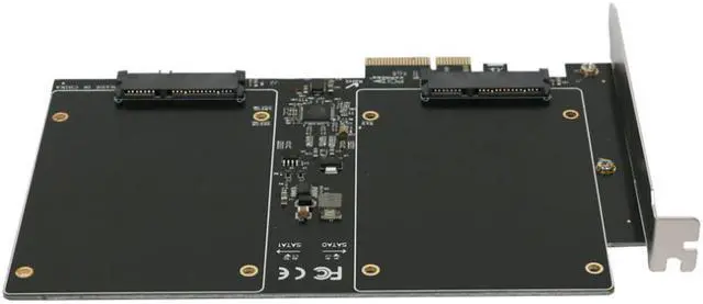 Alt view image 5 of 5 - Weastlinks PCIE PCI-E To 2.5 inch SATA3.0 RAID controller card SSD HDD 88SE9230 chipset 2 port Sata 3.0 to pcie raid card 6gbps Gen 3