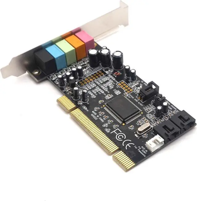 Alt view image 5 of 7 - Weastlinks Classic PCI Sound Card 5.1CH CMI8738 Chipset Audio Digital Sound Card Desktop Stereo Surround PCI Sound Audio Card