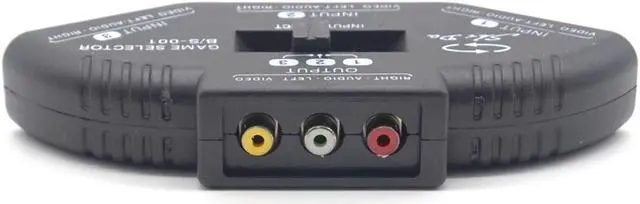 Alt view image 5 of 7 - Weastlinks 3 in 1 Out Audio Video Signal AV RCA Switch Switcher Selector Box Converter Splitter for DVD VCD VCR DV