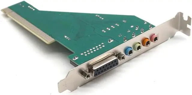 Alt view image 5 of 7 - Weastlinks PCI Sound Card 4.1CH PCI Port HIFI Electronic Practical Audio Card Desktop PC CMI8738 Chipset With Driver CD