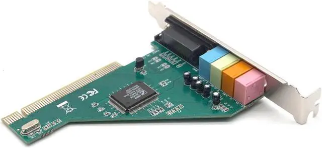 Alt view image 6 of 7 - Weastlinks PCI Sound Card 4.1CH PCI Port HIFI Electronic Practical Audio Card Desktop PC CMI8738 Chipset With Driver CD
