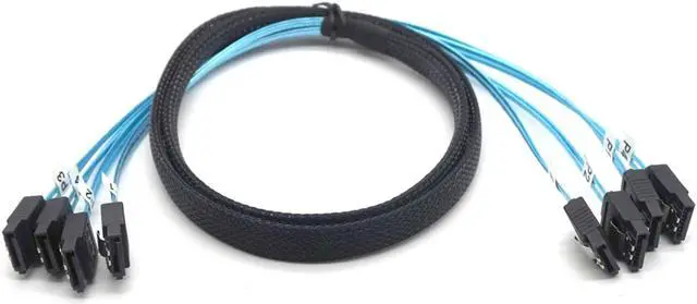 Alt view image 2 of 7 - Weastlinks High Speed 6Gbps Sata Cable Sas Cable High Quality for Server