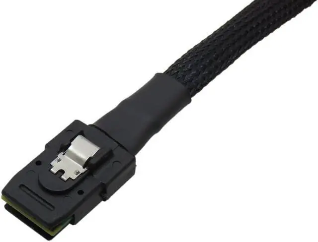 Alt view image 6 of 6 - Weastlinks Sas Sata Cables for HDD Server Display Card MINI SAS 4i SFF-8087 36Pin To 4 SAS 29Pin Sff 8482 +4pin Power Cable 1m