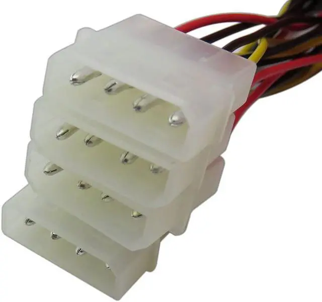 Alt view image 5 of 6 - Weastlinks Sas Sata Cables for HDD Server Display Card MINI SAS 4i SFF-8087 36Pin To 4 SAS 29Pin Sff 8482 +4pin Power Cable 1m