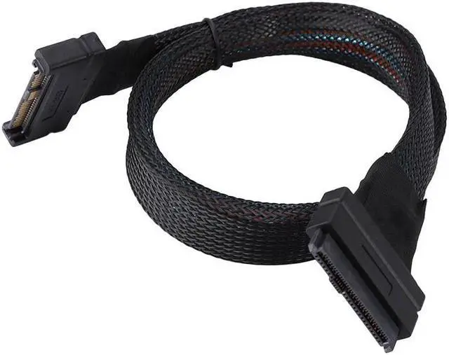 Main image of Weastlinks U2 SFF-8639 NVME PCIe SSD Cable Male to Female Extension Cable 50cm MINI SAS 68Pin Server Power Cable for 750 U.2 SSD