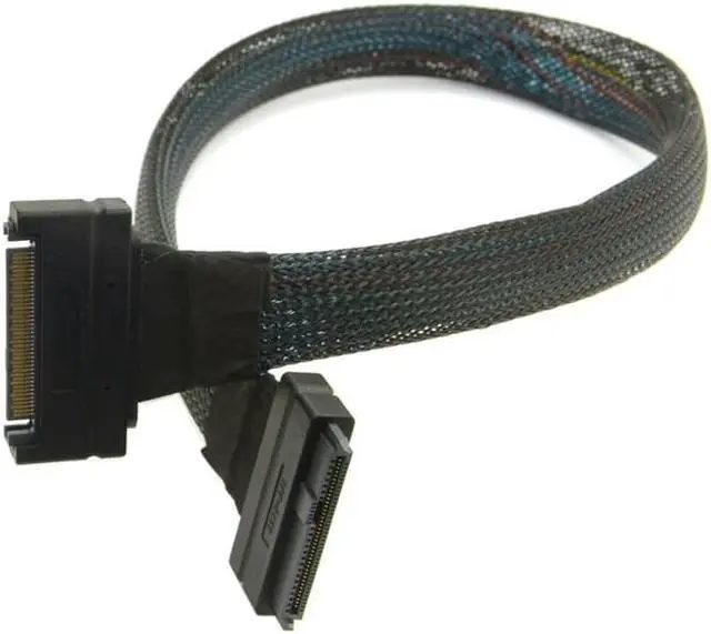 Alt view image 6 of 6 - Weastlinks U2 SFF-8639 NVME PCIe SSD Cable Male to Female Extension Cable 50cm MINI SAS 68Pin Server Power Cable for 750 U.2 SSD
