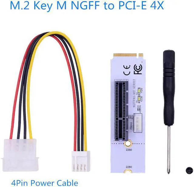 Main image of Weastlinks NGFF M.2 Key M to PCI-E 1X 4X 8X 16X Riser Card ETH ETC Graphics Card Mining Slot Adapter with LED For BTC LTC Miner Machine
