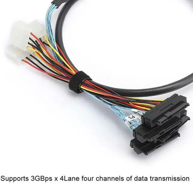 Alt view image 3 of 9 - Weastlinks External Hard Disk Cable Mini SAS SFF-8644 to SFF-8482 Server Computer Accessories 1m/2m Optional