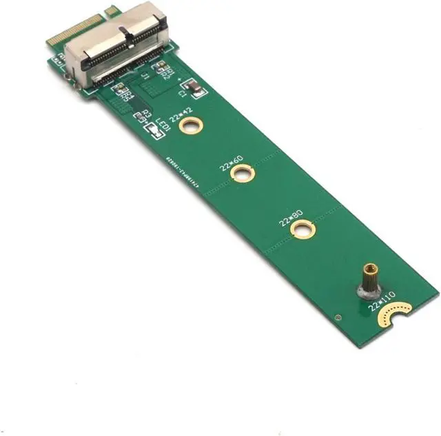 Alt view image 2 of 7 - Weastlinks Adapter Hard Disk Adapter SSD M2 To M.2 NGFF PCIE X4 Adapter For Apple MacBook Air Mac Pro 2013 2014 2015 A1465 A1466 M2 SSD