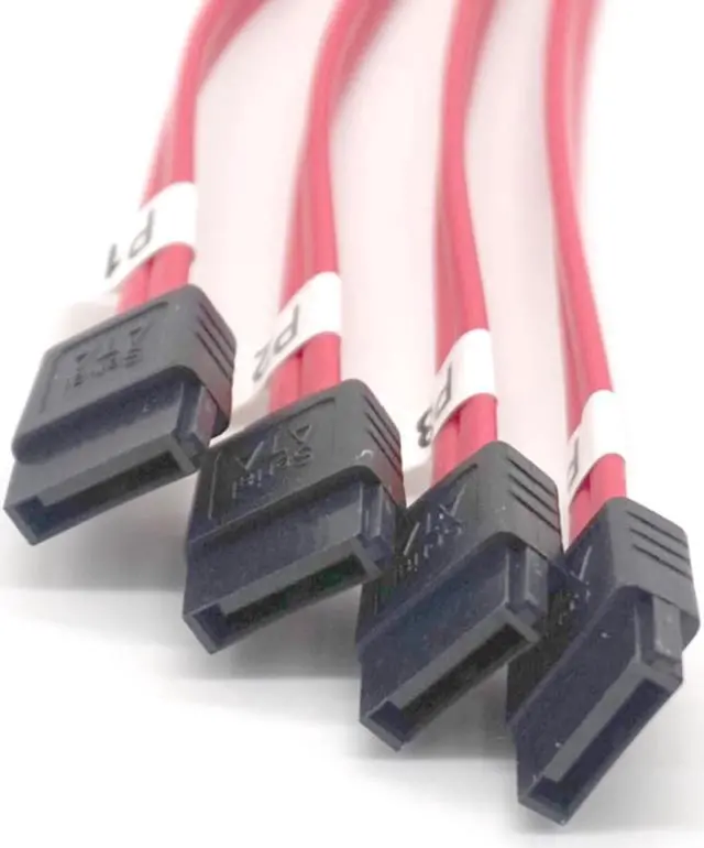 Alt view image 7 of 7 - Weastlinks Mini SAS 36P SFF-8087 to 4 SATA 7 Pin Data HDD Cable target Hard Disk Data Red Cable