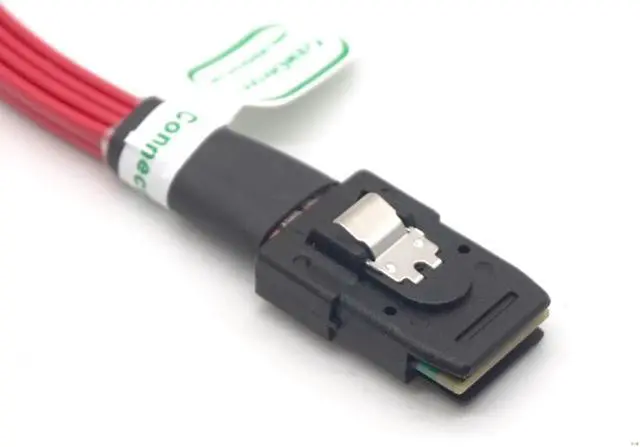 Alt view image 3 of 7 - Weastlinks Mini SAS 36P SFF-8087 to 4 SATA 7 Pin Data HDD Cable target Hard Disk Data Red Cable