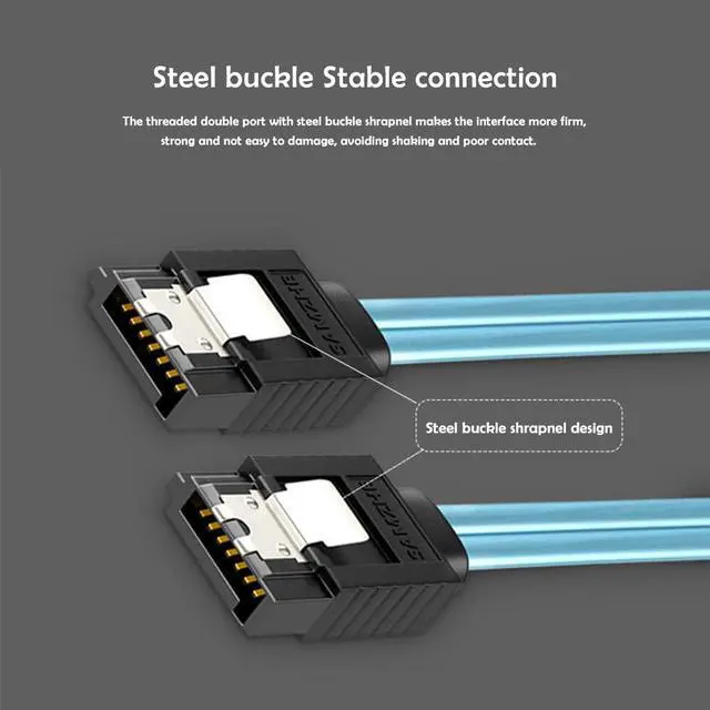 Alt view image 6 of 9 - Weastlinks SATA III 6Gbps SAS Cable for Server SATA 7 Pin to SATA 7 Pin Hard Drive Data Cable 4SATA to 4SATA