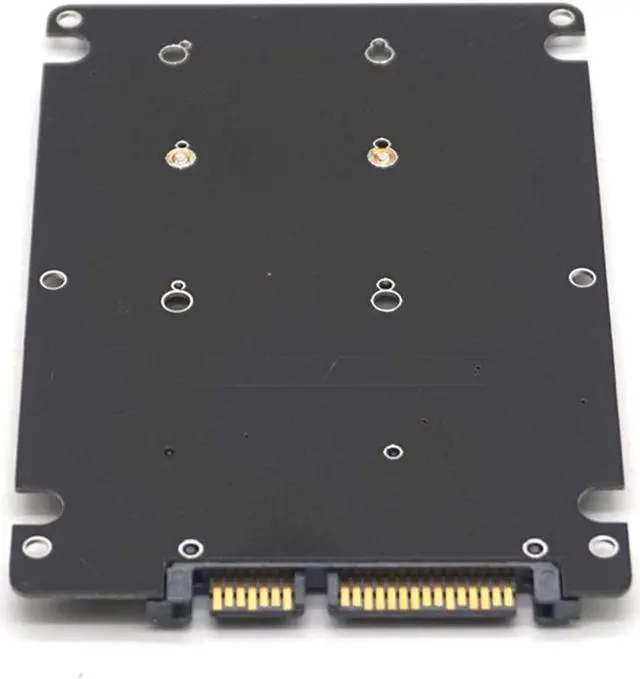 Alt view image 7 of 7 - Weastlinks mSATA to SATA SSD Enclosure mSATA to 2.5 SATA Adapter Solid State Drives SSD Hard Drive Converter to SATA 3.0 Card with Case Box