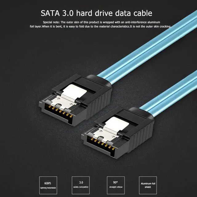 Alt view image 3 of 7 - Weastlinks SATA III 6Gbps SAS Cable for Server SATA 7 Pin to SATA 7 Pin Hard Drive Data Cable 6SATA to 6SATA