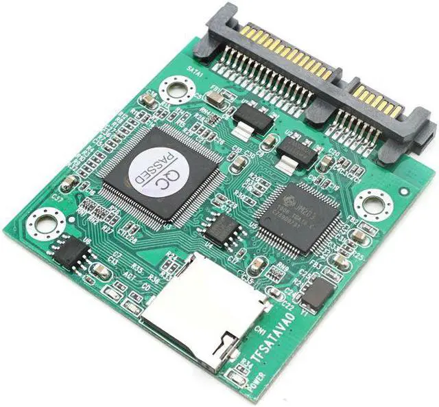 Alt view image 4 of 4 - Weastlinks Micro SD TF Card to 22pin SATA adapter card 2.5" hdd enclosure TF cards to 7+15 SATA converter