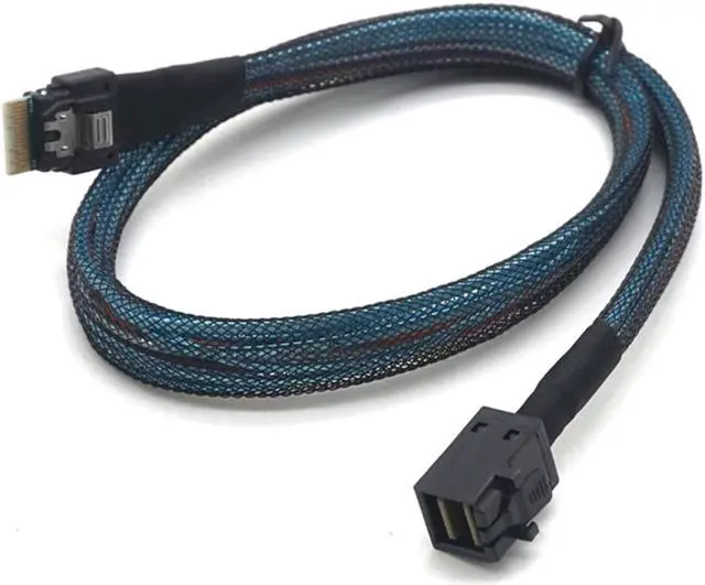 Alt view image 2 of 9 - Weastlinks Mini SAS38P SFF-8654 to SAS SFF-8643 Server HDD Data Transmission Cable Server Data Cable