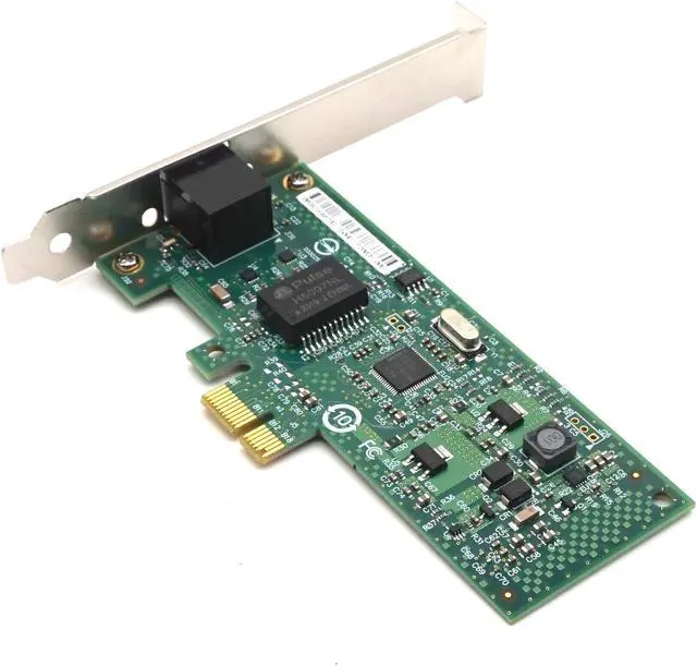 Alt view image 2 of 7 - Weastlinks 9301CT PCI-E X1 10/100/1000M RJ45 Gigabit Ethernet Network Card Server Adapter Nic EXPI9301CT Controller intel 82574