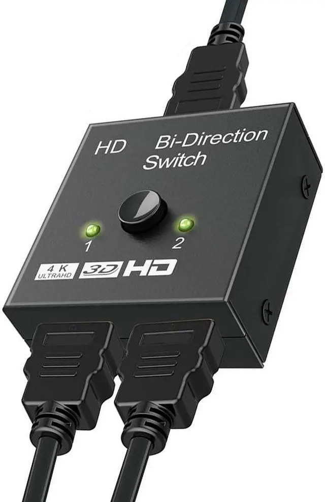 Main image of Weastlinks 4K HDMI-compatible Switch 2 Ports Bi-Directional 1x2 / 2x1 HD Switcher Splitter 4K 1080P 3D HDR HDCP for PS4 PS3 Xbox HDTV BOX