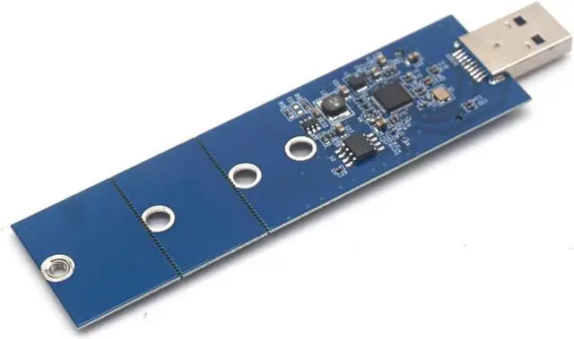 Alt view image 6 of 7 - Weastlinks M.2 to USB3.0 Adapter B Key M.2 SSD Adapter USB 3.0 to 2280 M2 SSD Drive Adapter NGFF Converter Reader Card