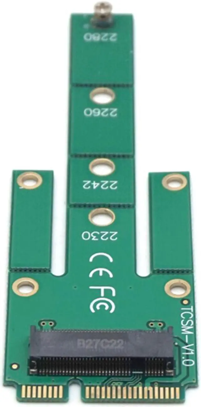 Alt view image 2 of 7 - Weastlinks MSATA To NGFF Adapter Card Motherboard Sata To M.2 NGFF MSSD Converter