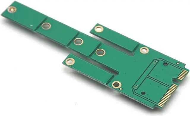 Alt view image 6 of 7 - Weastlinks MSATA To NGFF Adapter Card Motherboard Sata To M.2 NGFF MSSD Converter