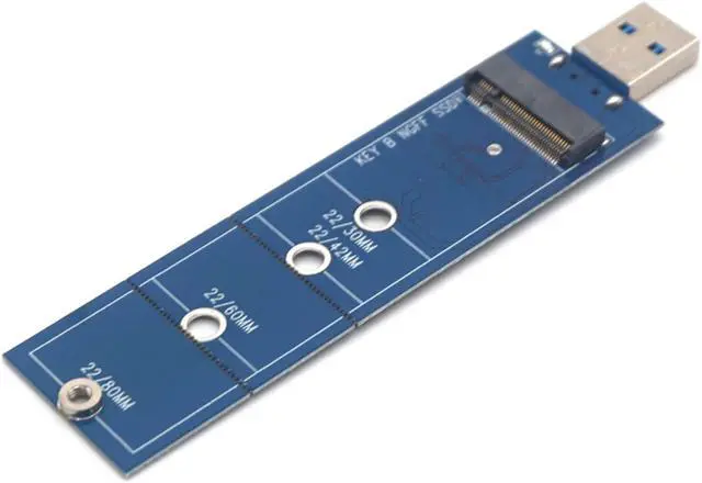 Alt view image 2 of 7 - Weastlinks M.2 to USB3.0 Adapter B Key M.2 SSD Adapter USB 3.0 to 2280 M2 SSD Drive Adapter NGFF Converter Reader Card