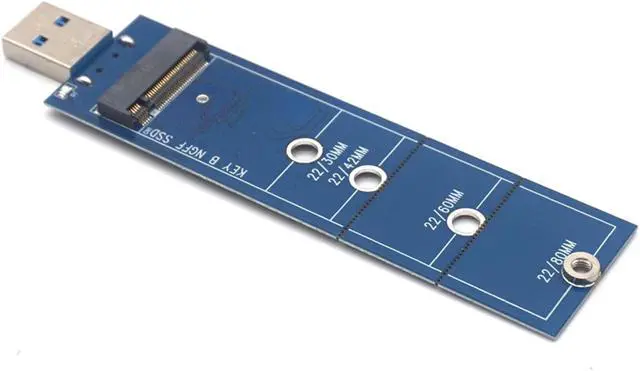 Alt view image 7 of 7 - Weastlinks M.2 to USB3.0 Adapter B Key M.2 SSD Adapter USB 3.0 to 2280 M2 SSD Drive Adapter NGFF Converter Reader Card