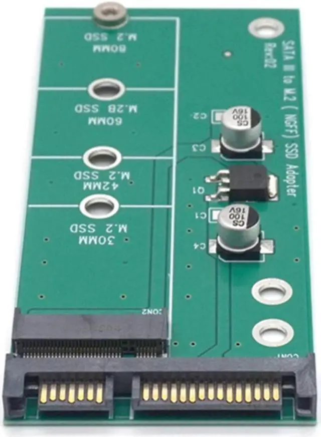 Alt view image 5 of 9 - Weastlinks NGFF ( M2 ) SSD to 2.5" SATA Adapter M.2 NGFF SSD to SATA3 Convert Card For 30/42/60/80mm M.2 SSD Hard Drive