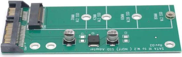 Alt view image 6 of 9 - Weastlinks NGFF ( M2 ) SSD to 2.5" SATA Adapter M.2 NGFF SSD to SATA3 Convert Card For 30/42/60/80mm M.2 SSD Hard Drive