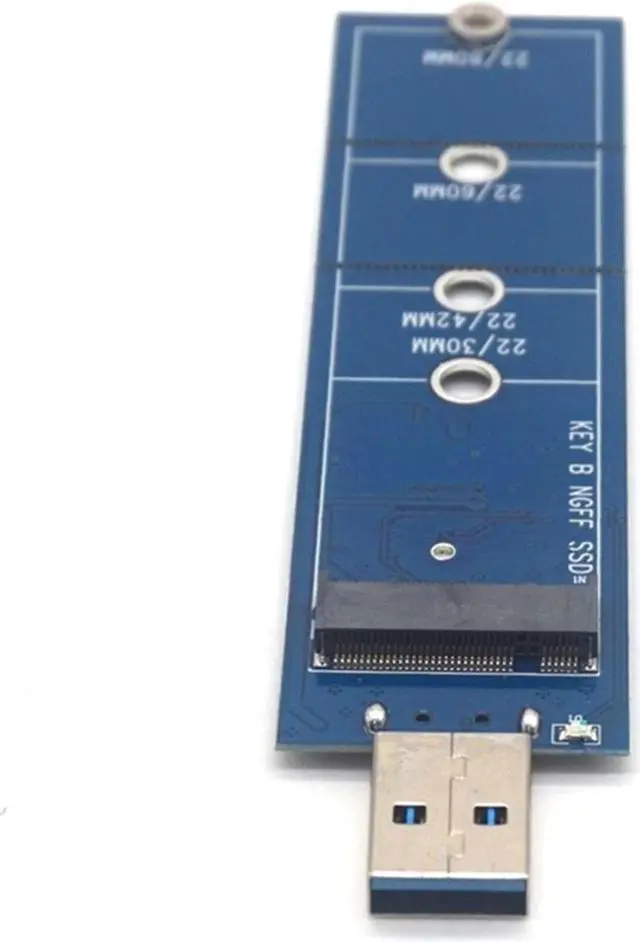 Alt view image 5 of 7 - Weastlinks M.2 to USB3.0 Adapter B Key M.2 SSD Adapter USB 3.0 to 2280 M2 SSD Drive Adapter NGFF Converter Reader Card